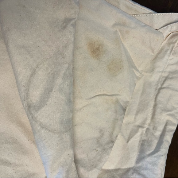 Pottery Barn Neutral Tan 100% Cotton Canvas Drawstring Laundry Bag Dorm Large - Picture 11 of 11